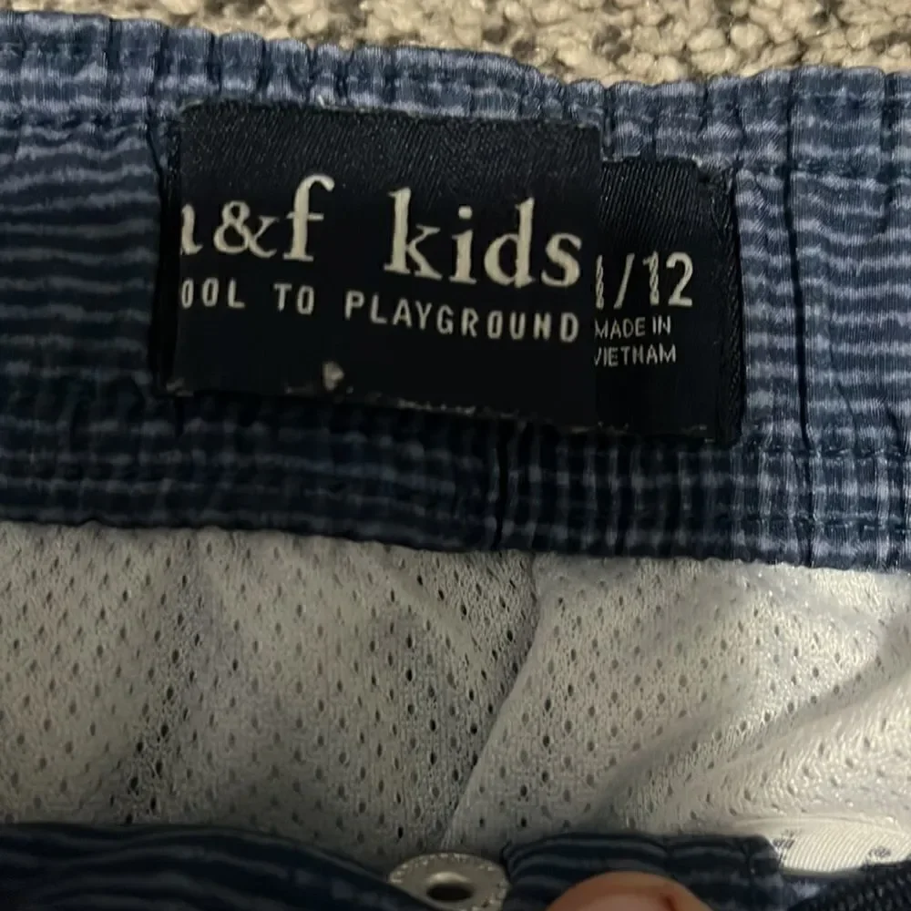 Abercrombie & Fitch Kids - Board Shorts - blue striped - 11/12